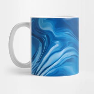 BLUE LIQUID MARBLE DESIGN, PHONE CASE Mug